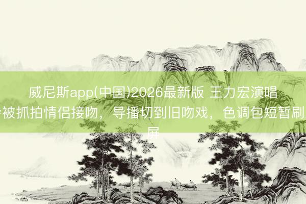 威尼斯app(中国)2026最新版 王力宏演唱会被抓拍情侣接吻，导播切到旧吻戏，色调包短暂刷屏